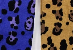 Mini Rodini leggings leopard rib (2-pak)